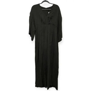 NWT A Pea in the Pod maternity size XS olive green wide leg jumpsuit